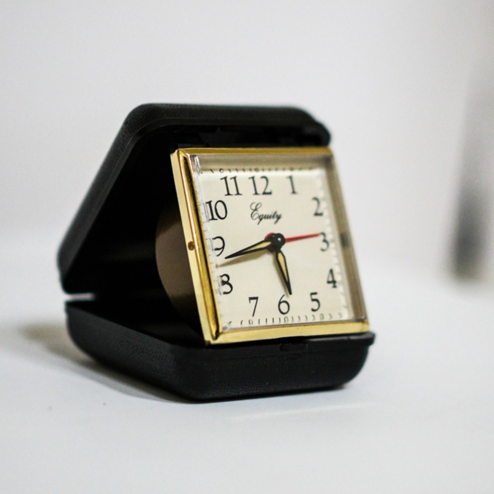 Vintage table clock EQUITY